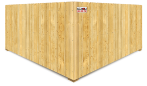 Photo of solid board privacy wood fence in Minneapolis, MN