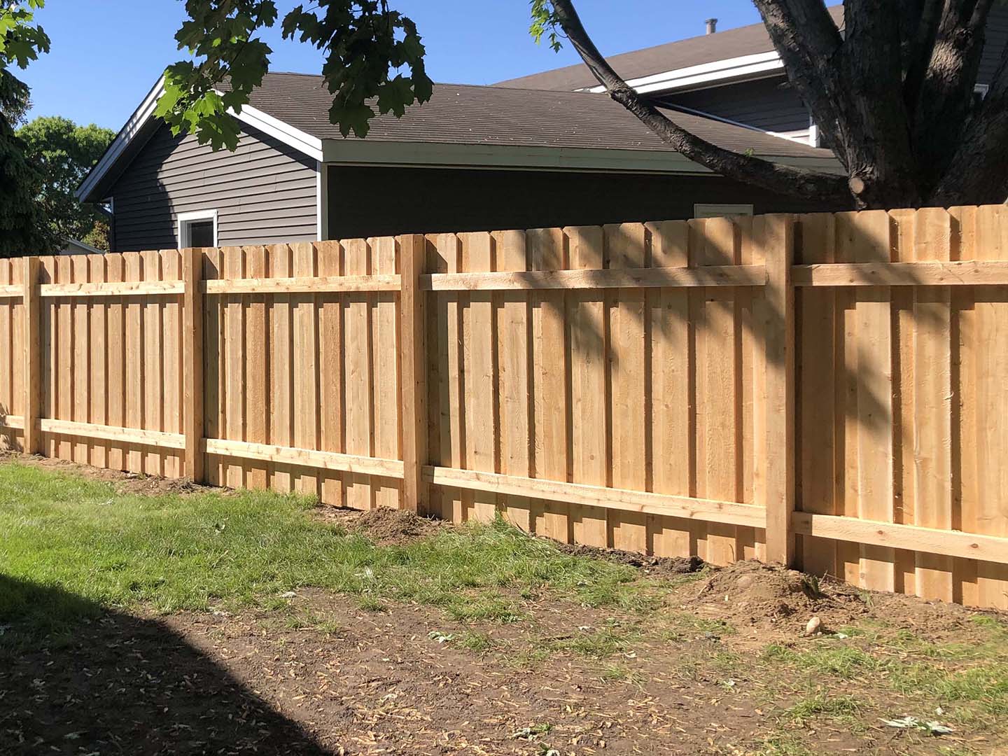 Photo of wood fence in Minneapolis, MN