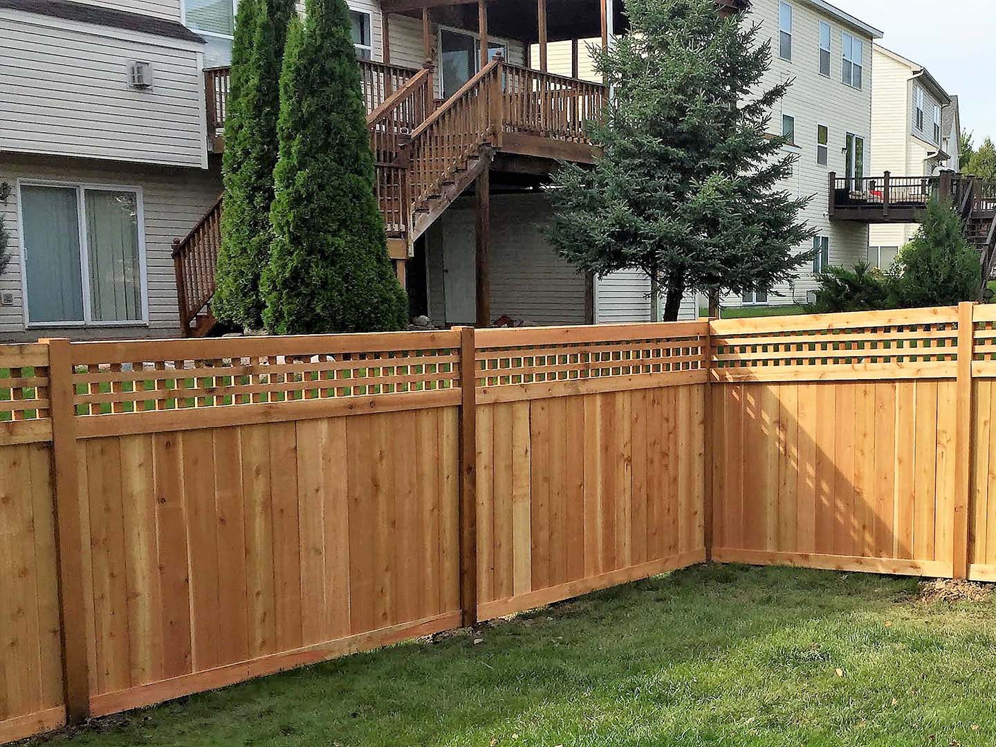 Photo of a Hugo MN wood fence