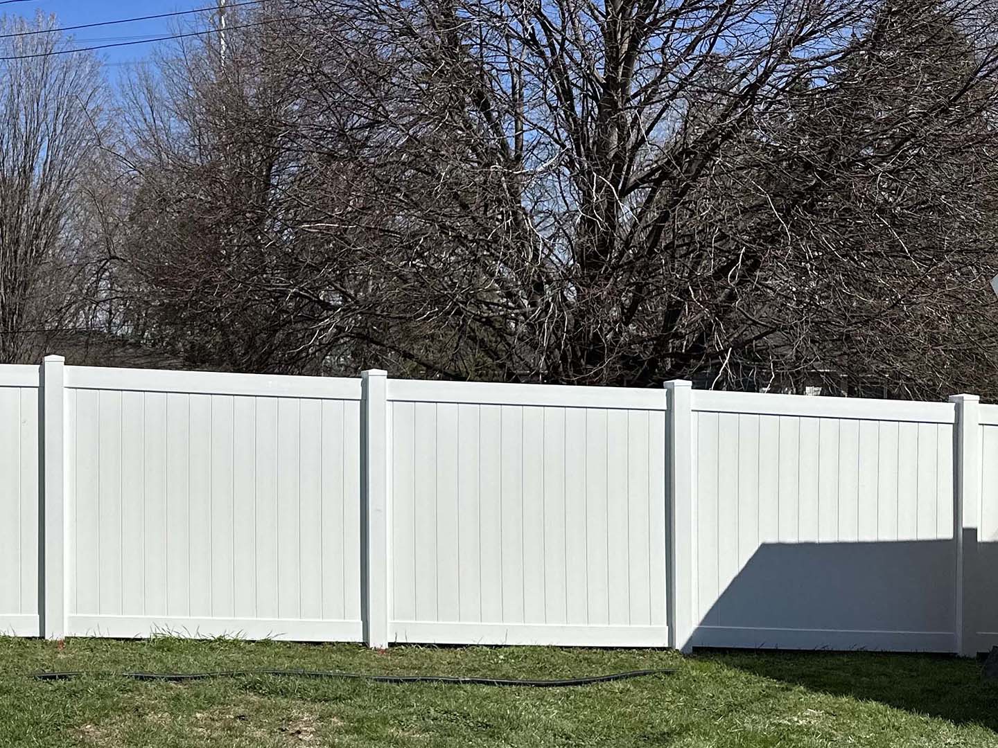 Photo of a Hugo MN vinyl fence