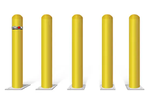 Commercial Bollard installation for the Minneapolis Minnesota area.