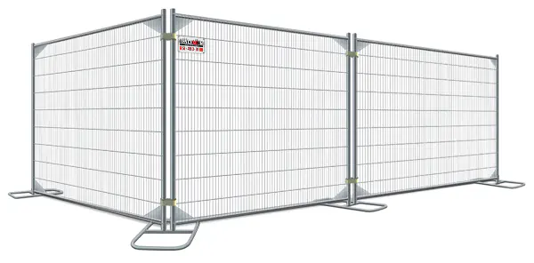 Commercial Temporary fence installation for the Minneapolis Minnesota area.