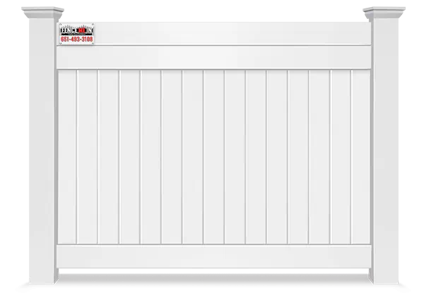 Vinyl Gorilla Fence in Minneapolis Minnesota