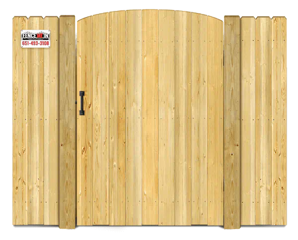 Convex top style gate  - Wood Gate