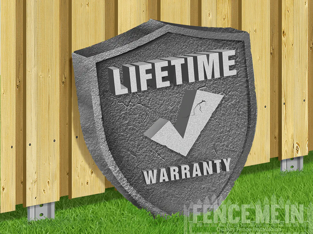 Lifetime warranty on wood fence PostMaster posts