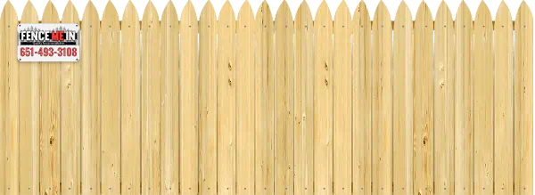 Gothic Pickets - Wood Fence Option