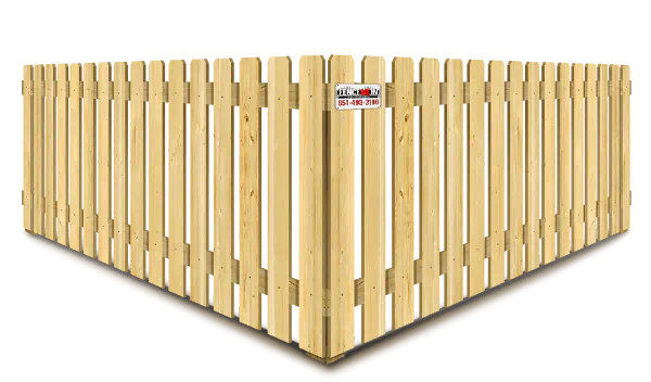 Wood Picket Fence - Minneapolis Minnesota