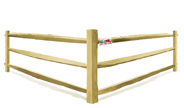 Wood Split Rail Fence - Minneapolis Minnesota