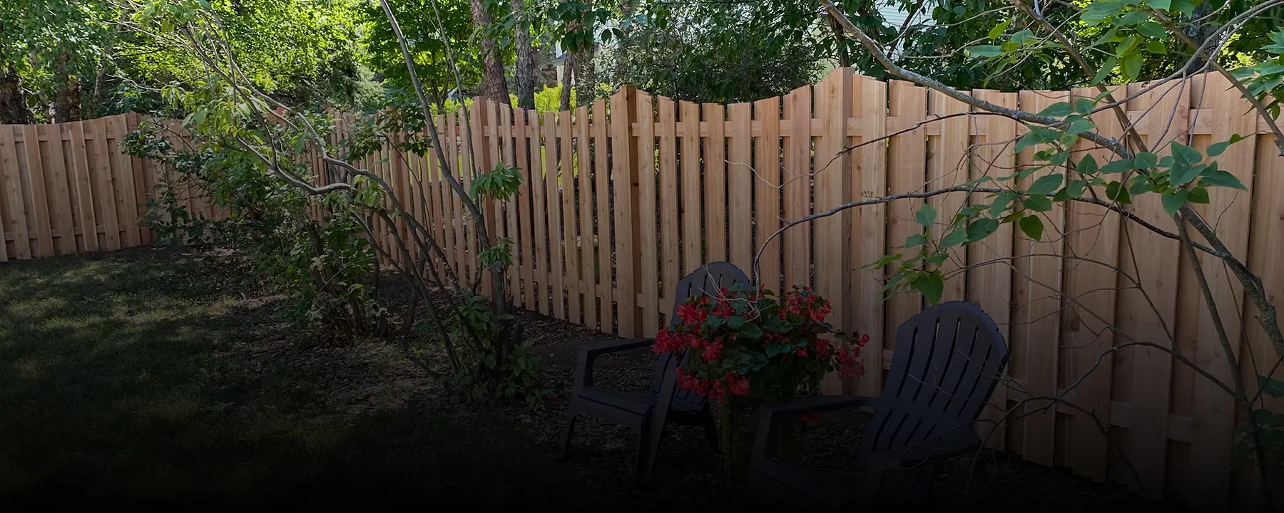 Backyard fence dream in Minneapolis Minnesota