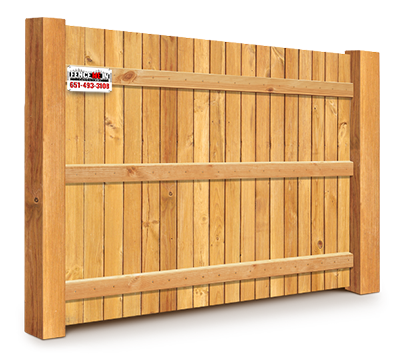Wood fence styles that are popular in Hugo MN
